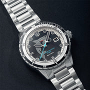 Spinnaker Hass Automatic Whale Sanctuary Project Orca Black Ltd Edition Dive Watch #SP-5128-22