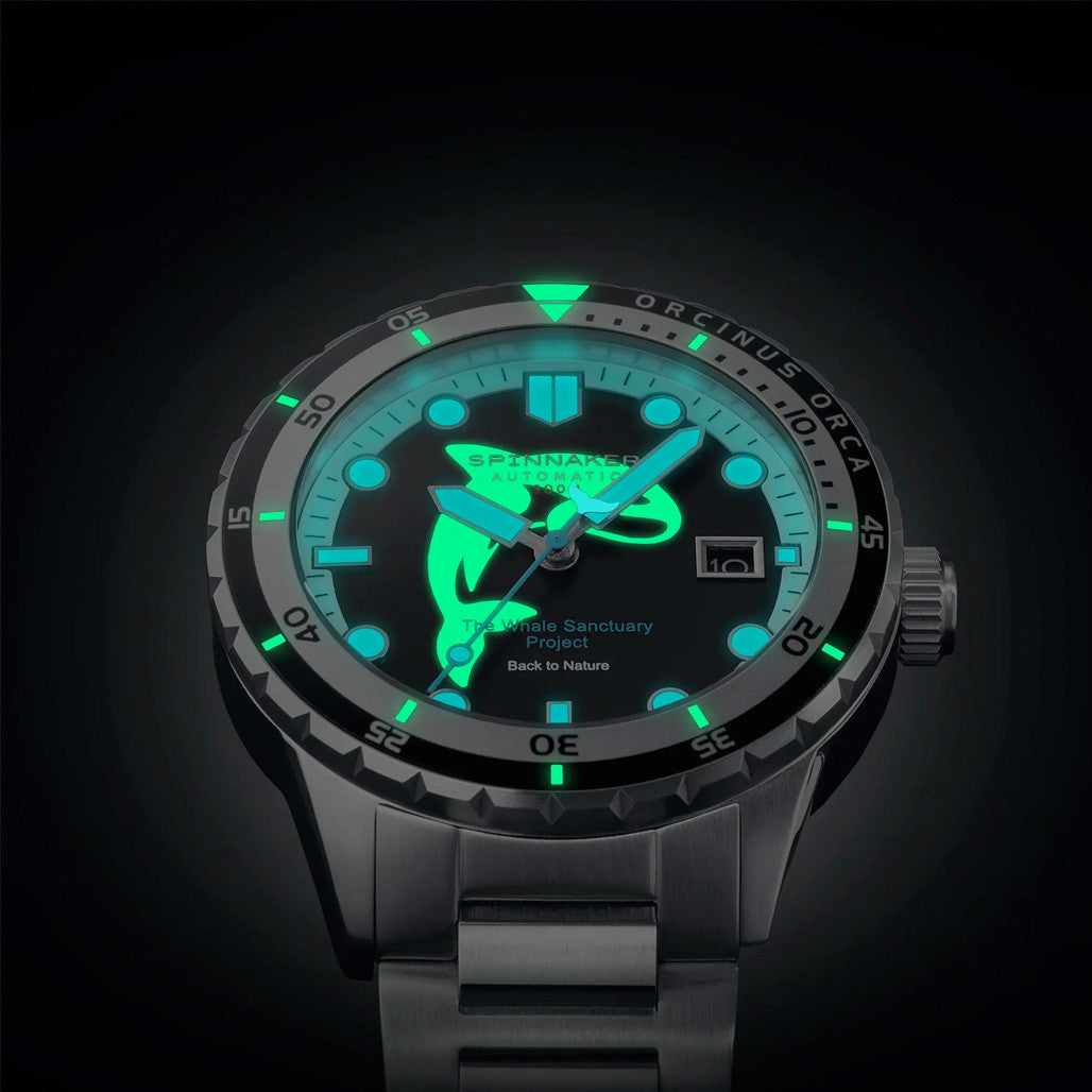 Spinnaker Hass Automatic Whale Sanctuary Project Orca Black Ltd