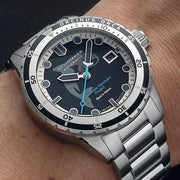 Spinnaker Hass Automatic Whale Sanctuary Project Orca Black Ltd Edition Dive Watch #SP-5128-22