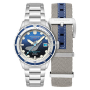Spinnaker Hass Automatic Whale Sanctuary Project LE Blue Dial #SP-5128-33