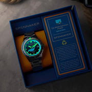 Spinnaker Hass Automatic Whale Sanctuary Project LE Blue Dial #SP-5128-33