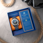 Spinnaker Hass Automatic Whale Sanctuary Project LE Blue Dial #SP-5128-33