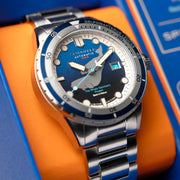 Spinnaker Hass Automatic Whale Sanctuary Project LE Blue Dial #SP-5128-33