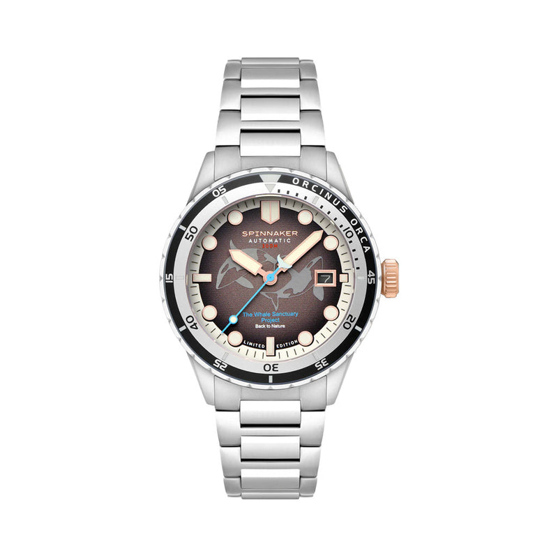 Spinnaker Hass Automatic Whale Sanctuary Project LE Black Dial #SP-5128-44
