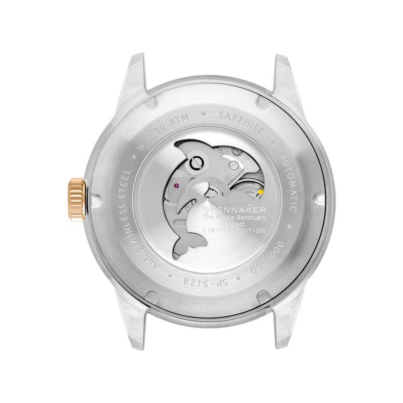 Spinnaker Hass Automatic Whale Sanctuary Project LE Black Dial #SP-5128-44
