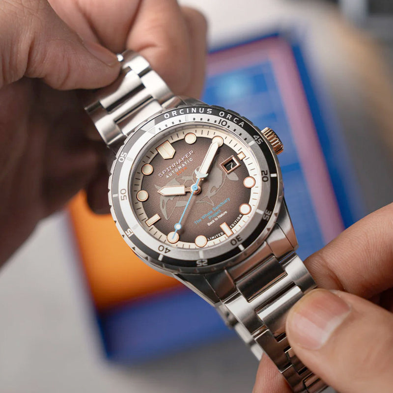 Spinnaker Hass Automatic Whale Sanctuary Project LE Black Dial #SP-5128-44