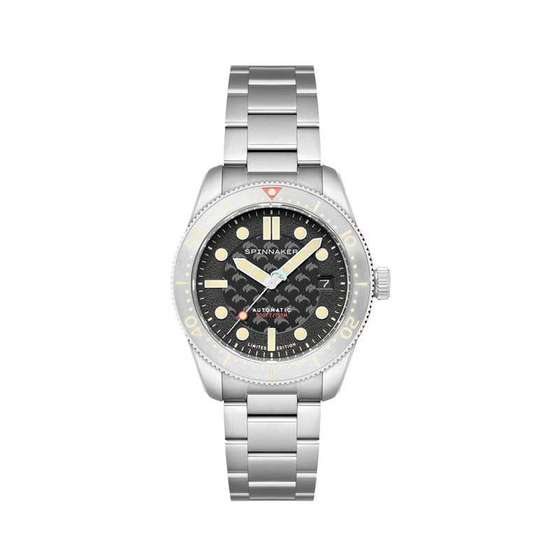Spinnaker 40mm Croft Dolphin Project LE Dive Watch with Ocean Black Dial #SP-5129-22