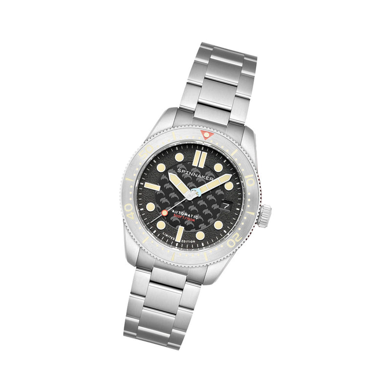 Spinnaker 40mm Croft Dolphin Project LE Dive Watch with Ocean Black Dial #SP-5129-22