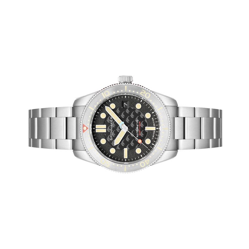 Spinnaker 40mm Croft Dolphin Project LE Dive Watch with Ocean Black Dial #SP-5129-22