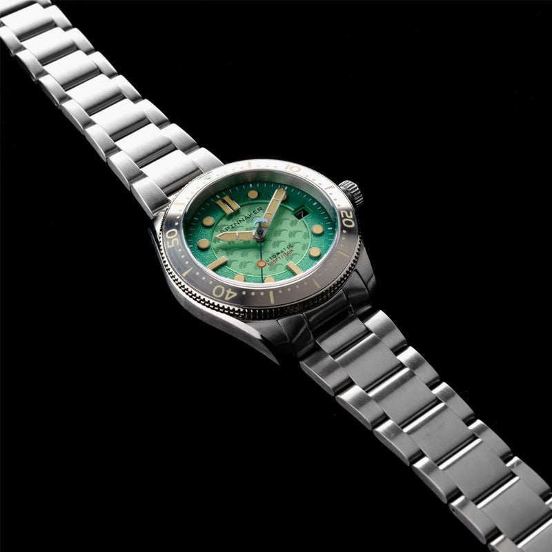Spinnaker 40mm Croft Dolphin Project LE Dive Watch with Ocean Turquoise Dial #SP-5129-33