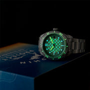 Spinnaker 40mm Croft Dolphin Project LE Dive Watch with Ocean Turquoise Dial #SP-5129-33