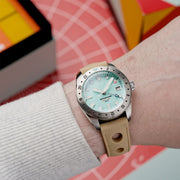 Spinnaker Croft 3912 GMT Automatic Dive Watch with Aqua Marine Blue Dial #SP-5130-22