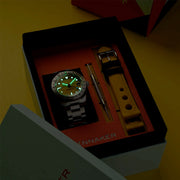 Spinnaker Croft 3912 GMT Automatic Dive Watch with Dusk Yellow Dial #SP-5130-33