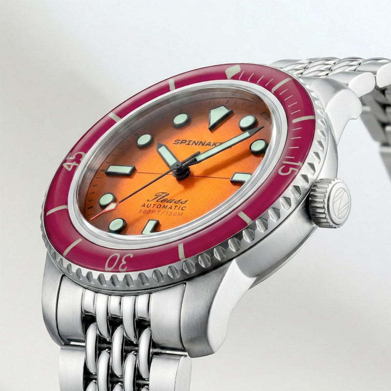 Spinnaker Fleuss 40 Automatic in Sunset Amber #SP-5133-99