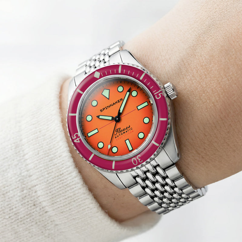 Spinnaker Fleuss 40 Automatic in Sunset Amber #SP-5133-99