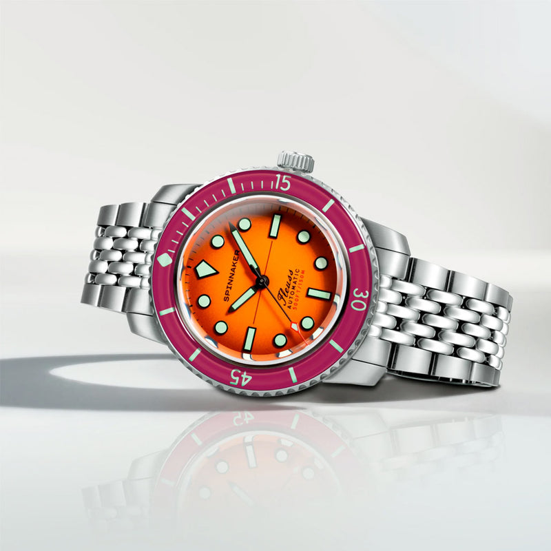 Spinnaker Fleuss 40 Automatic in Sunset Amber #SP-5133-99
