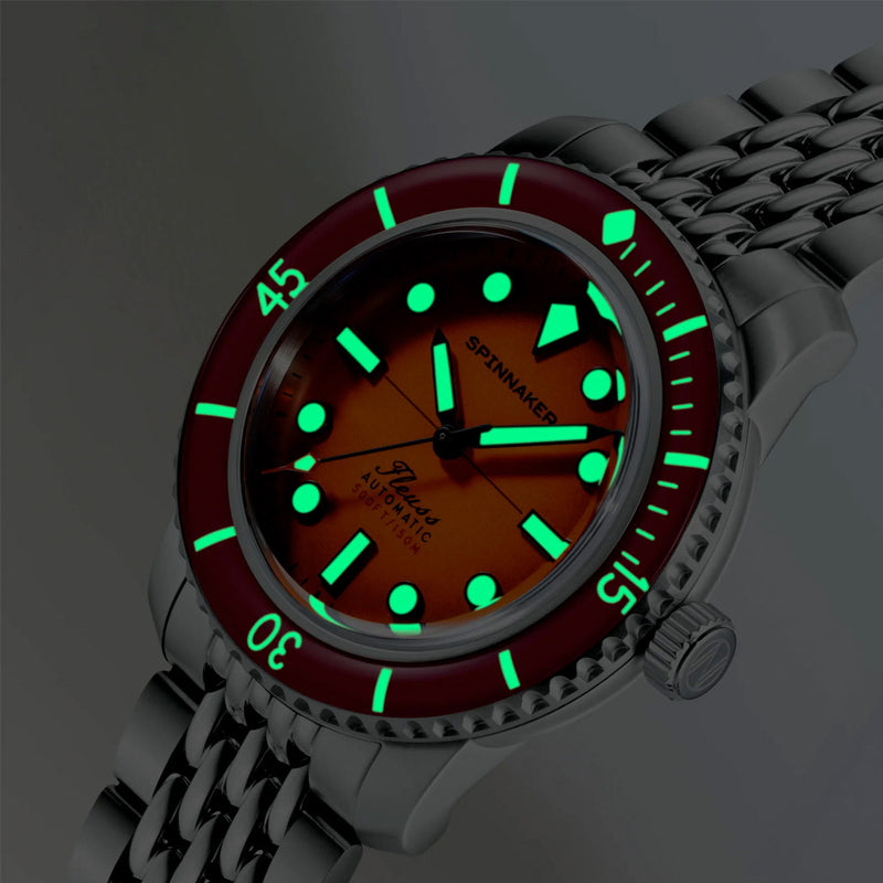 Spinnaker Fleuss 40 Automatic in Sunset Amber #SP-5133-99