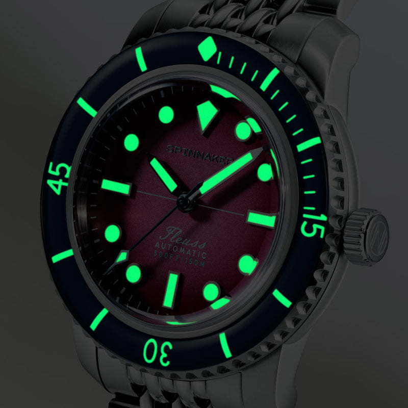 Spinnaker Fleuss 40 Automatic in Purple Haze #SP-5133-AA