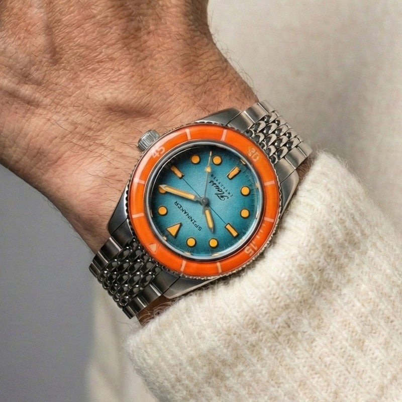 Spinnaker Fleuss 40 Automatic in Teal Mirage #SP-5133-CC