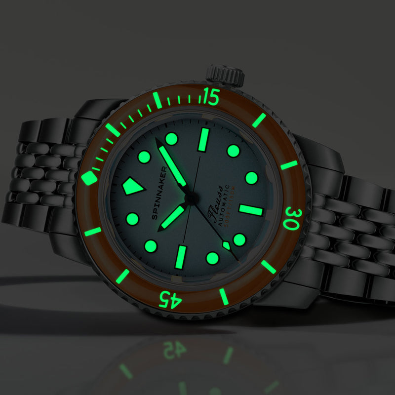 Spinnaker Fleuss 40 Automatic in Teal Mirage #SP-5133-CC
