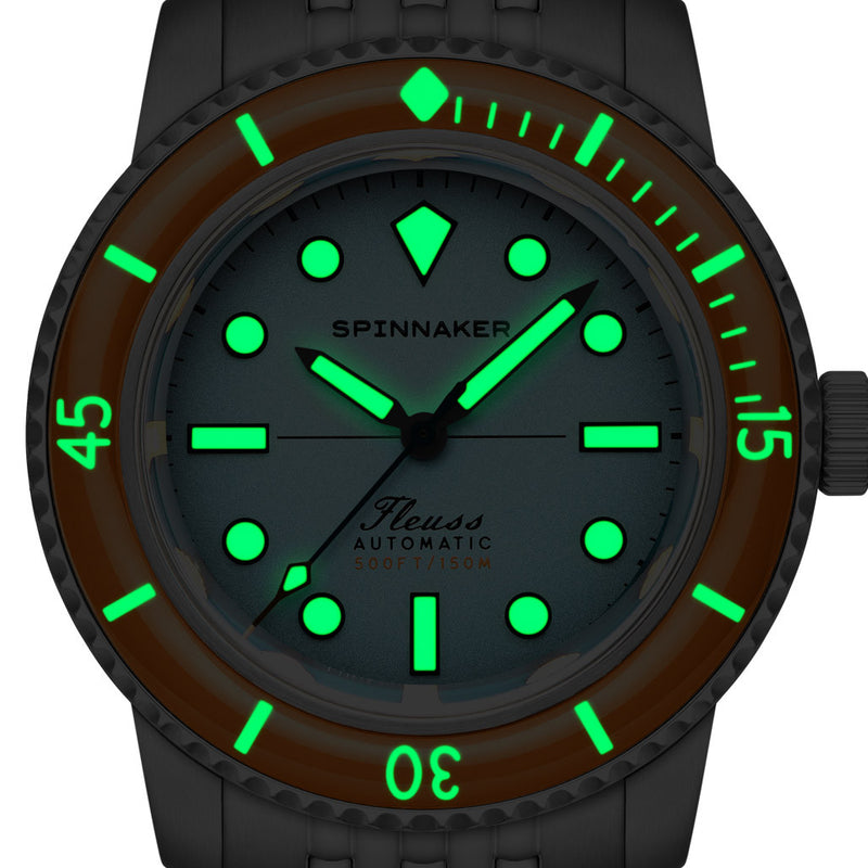 Spinnaker Fleuss 40 Automatic in Teal Mirage #SP-5133-CC