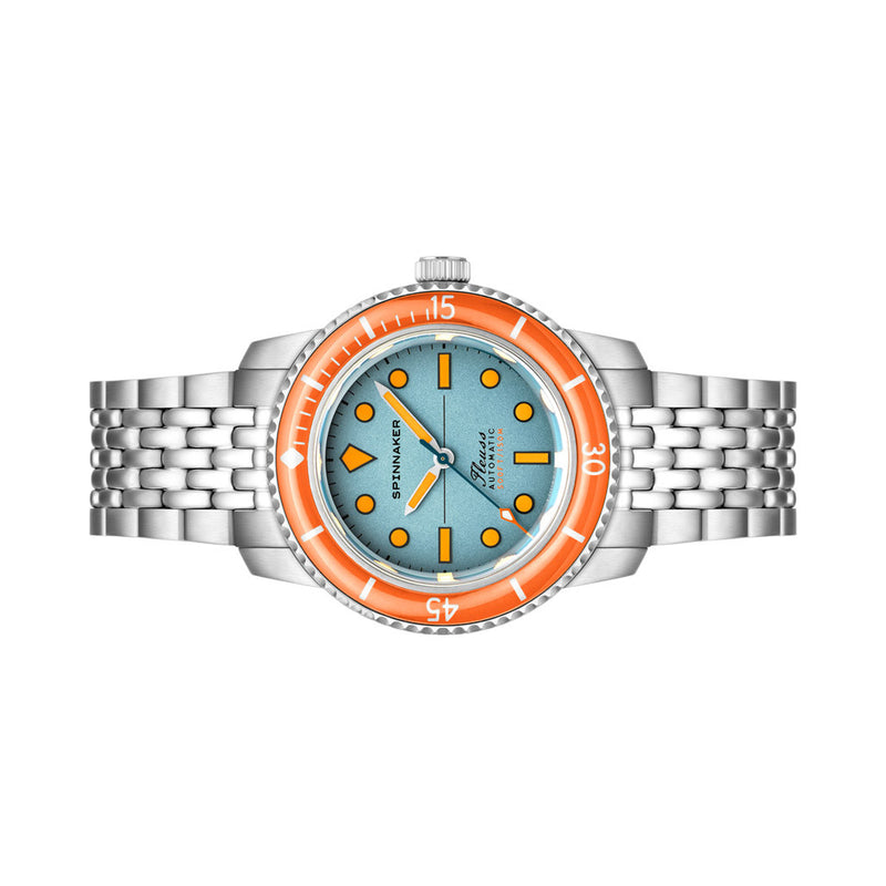 Spinnaker Fleuss 40 Automatic in Teal Mirage #SP-5133-CC