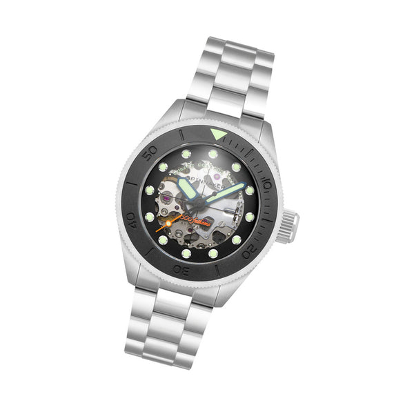 Spinnaker Piccard Skeleton Automatic Dive with Dust Black Dial #SP-5135-11