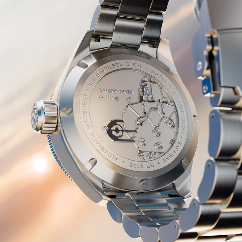 Spinnaker Piccard Skeleton Automatic Dive with Dust Black Dial #SP-5135-11
