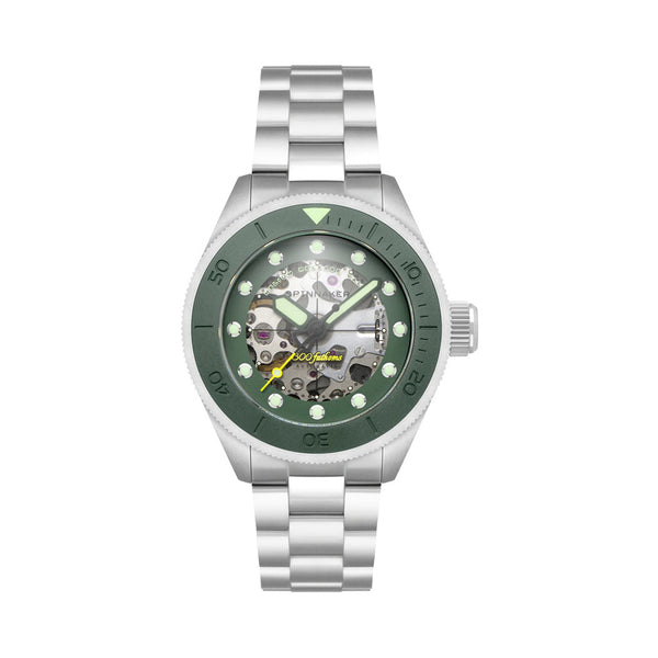 Spinaker Piccard Skeleton Automatic Dive with Mist Green Dial #SP-5135-22