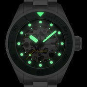 Spinaker Piccard Skeleton Automatic Dive with Mist Green Dial #SP-5135-22