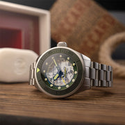 Spinaker Piccard Skeleton Automatic Dive with Mist Green Dial #SP-5135-22