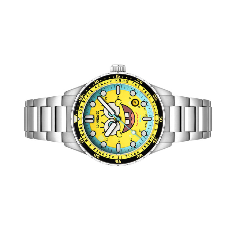 Spinnaker Hass Automatic Spongebob Squarepants 25th LE in Spongebob Yellow #SP-5138-11