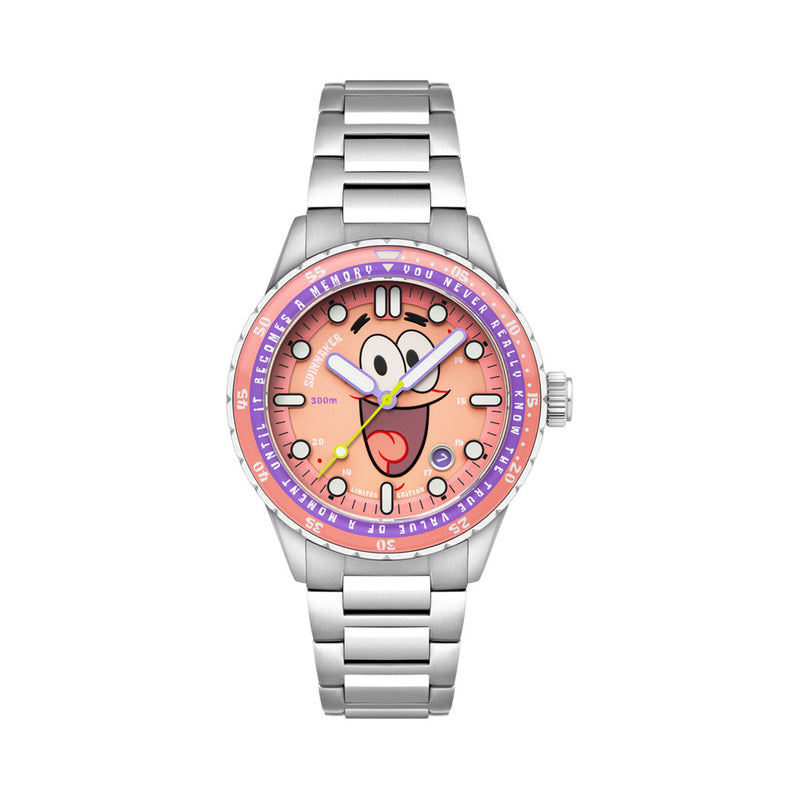 Spinnaker Hass Automatic Spongebob Squarepants 25th LE in Patrick Pink #SP-5138-22