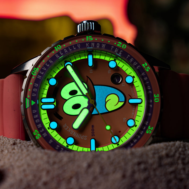 Spinnaker Hass Automatic Spongebob Squarepants 25th LE in Patrick Pink #SP-5138-22