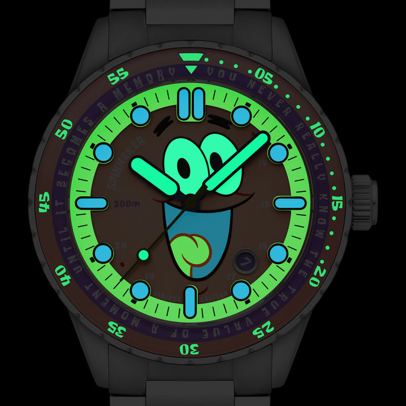 Spinnaker Hass Automatic Spongebob Squarepants 25th LE in Patrick Pink #SP-5138-22