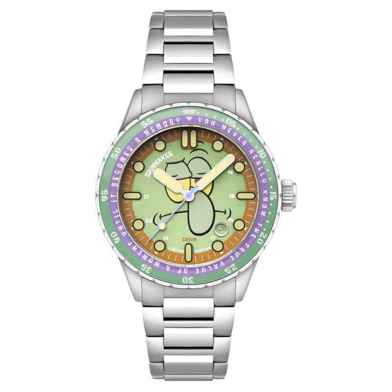 Spinnaker Hass Automatic Spongebob Squarepants 25th LE in Squidward Green #SP-5138-33