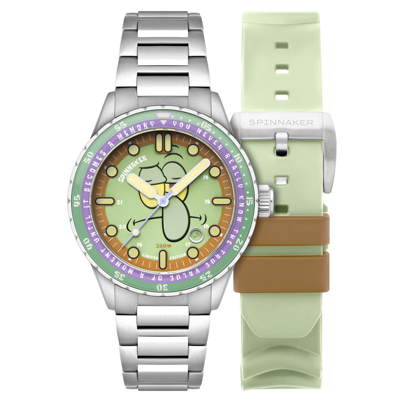 Spinnaker Hass Automatic Spongebob Squarepants 25th LE in Squidward Green #SP-5138-33