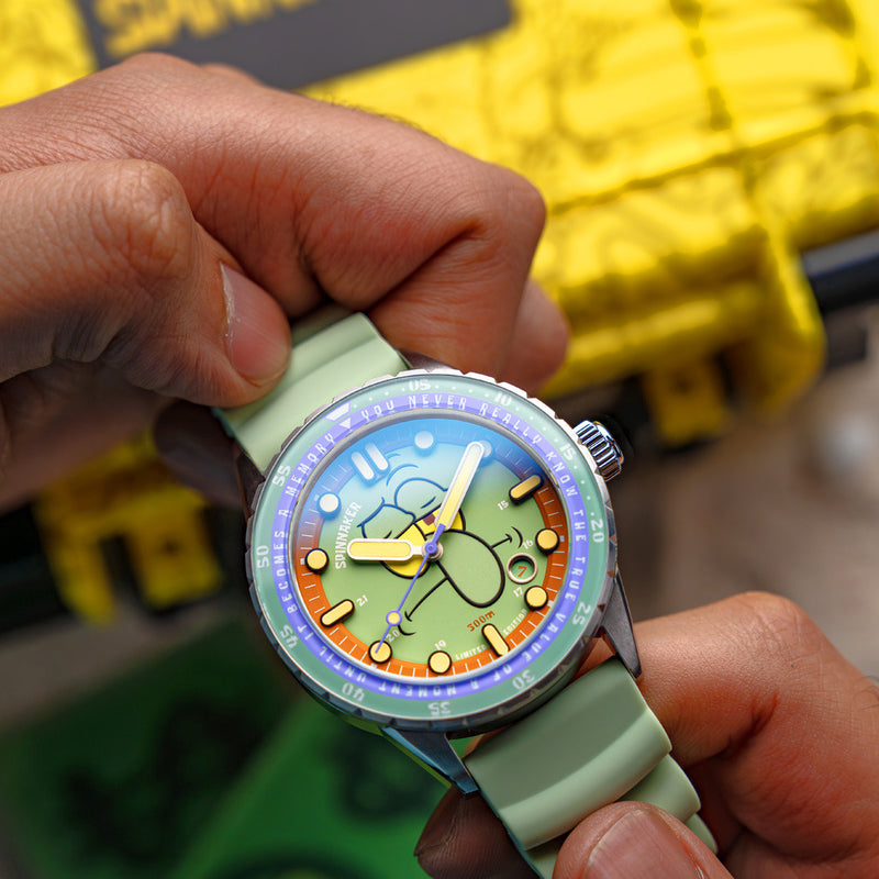 Spinnaker Hass Automatic Spongebob Squarepants 25th LE in Squidward Green #SP-5138-33