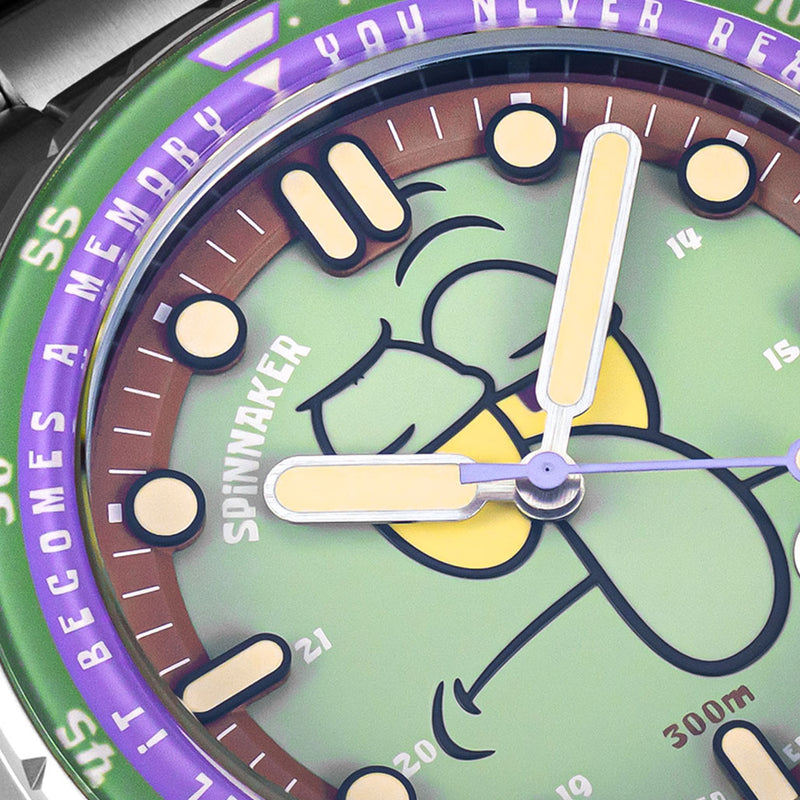 Spinnaker Hass Automatic Spongebob Squarepants 25th LE in Squidward Green #SP-5138-33