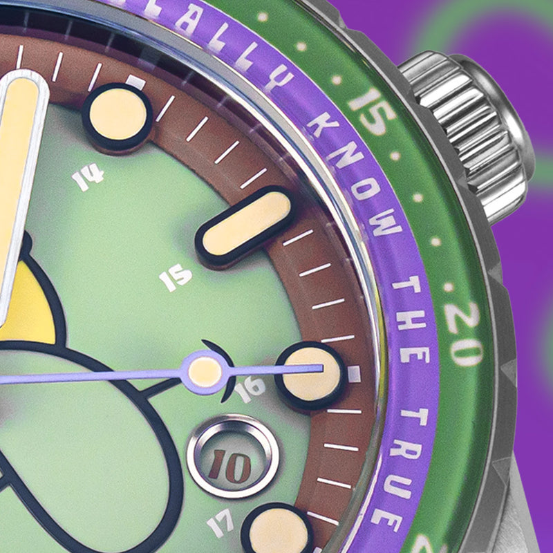 Spinnaker Hass Automatic Spongebob Squarepants 25th LE in Squidward Green #SP-5138-33