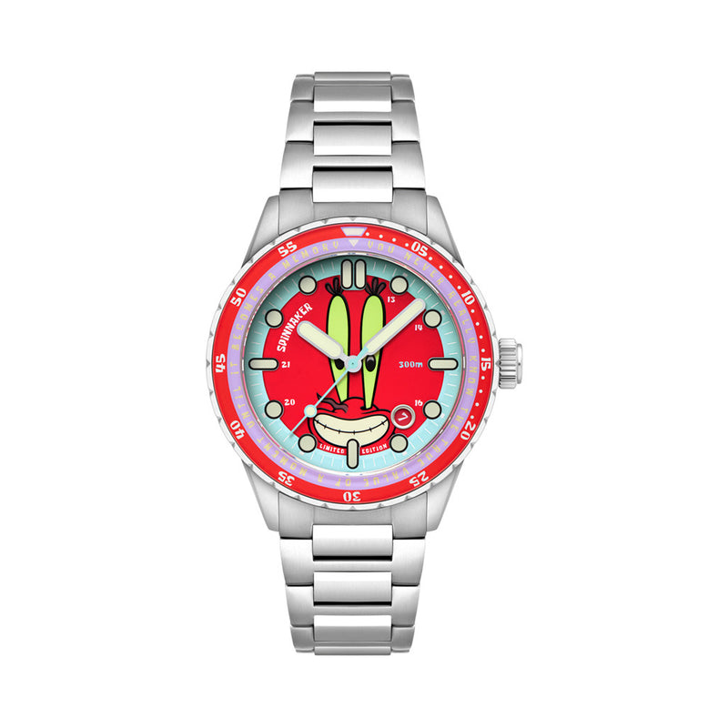 Spinnaker Hass Automatic Spongebob Squarepants 25th LE in Mr Krabs Red #SP-5138-44