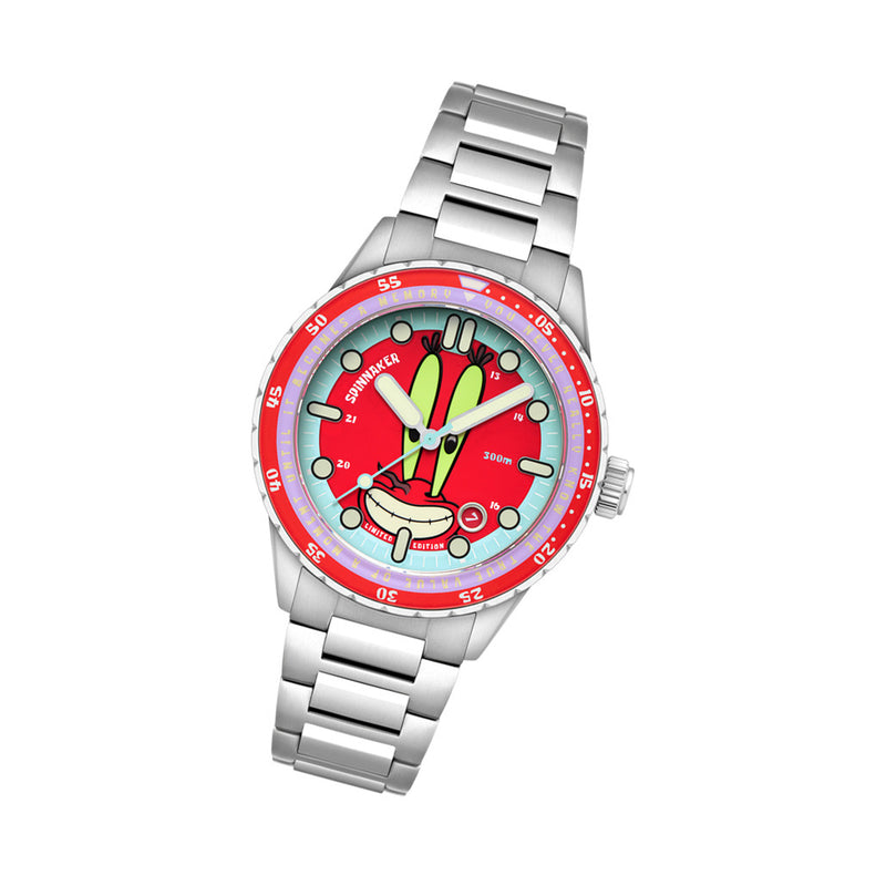 Spinnaker Hass Automatic Spongebob Squarepants 25th LE in Mr Krabs Red #SP-5138-44