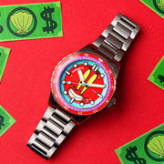 Spinnaker Hass Automatic Spongebob Squarepants 25th LE in Mr Krabs Red #SP-5138-44