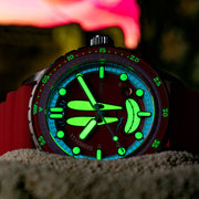 Spinnaker Hass Automatic Spongebob Squarepants 25th LE in Mr Krabs Red #SP-5138-44