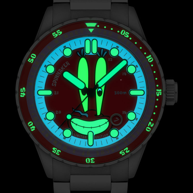 Spinnaker Hass Automatic Spongebob Squarepants 25th LE in Mr Krabs Red #SP-5138-44