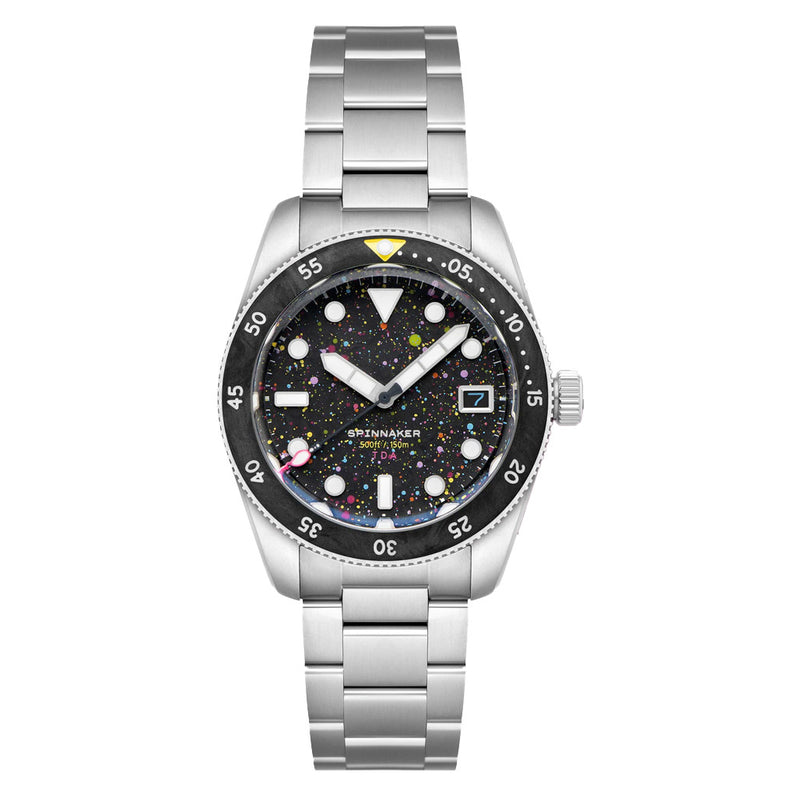 Spinnaker x The Dial Artist LE Croft 39 Automatic Yellow Watch #SP-5141-11
