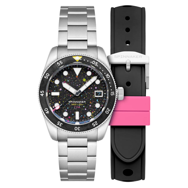 Spinnaker x The Dial Artist LE Croft 39 Automatic Yellow Watch #SP-5141-11