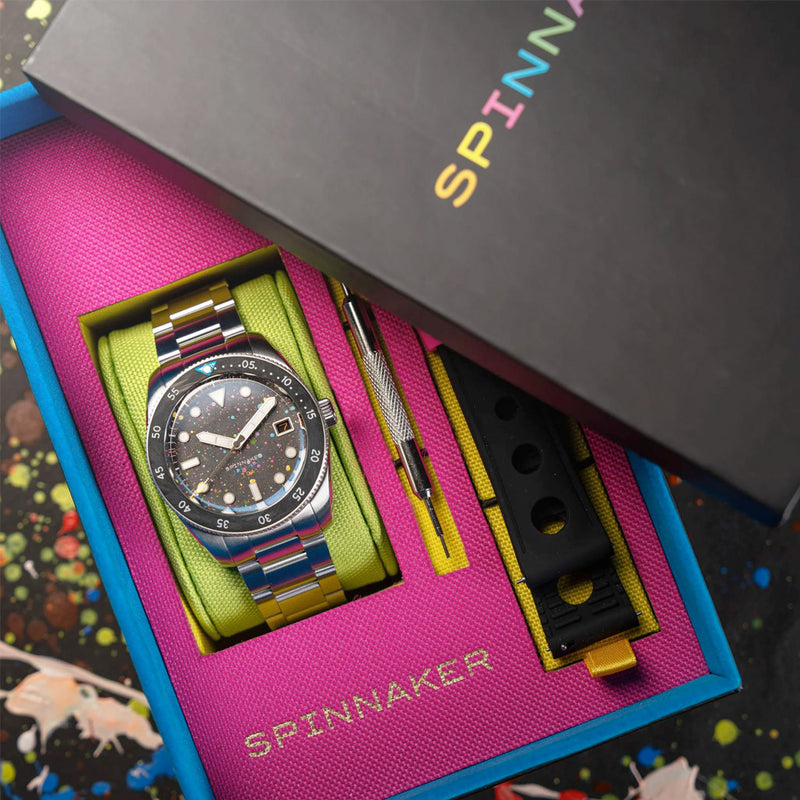 Spinnaker x The Dial Artist LE Croft 39 Automatic Azure Blue Watch #SP-5141-22