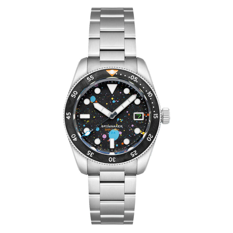 Spinnaker x The Dial Artist LE Croft 39 Automatic Blood Orange Watch #SP-5141-33