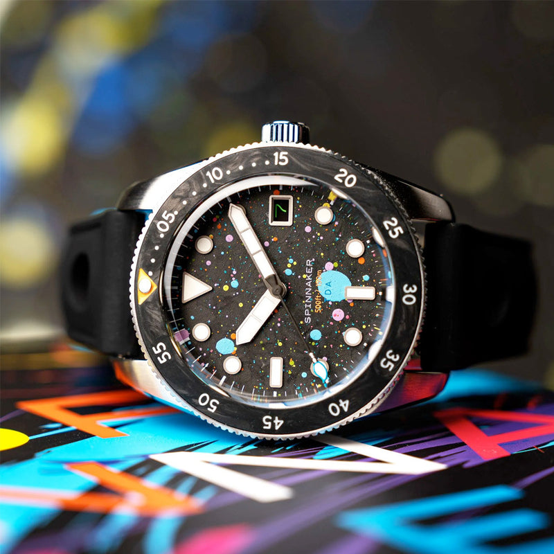 Spinnaker x The Dial Artist LE Croft 39 Automatic Blood Orange Watch #SP-5141-33